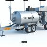 Buy cheap 8Mpa HBT5008K 82kW Trailer Mounted Concrete Pump from wholesalers