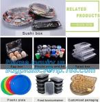 Transparent plastic fresh-keeping food storage container,plastic food lunch box