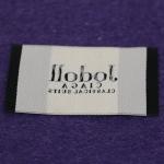 Factory Woven Professional Clothing Labels Handmade Cloth Labels End Folded Neck