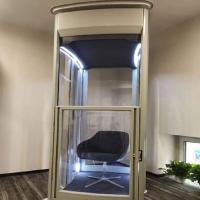 Buy cheap 2 Floor Glass Capsule Elevator For Low Rise Buildings Round Or Abnormity Cabin product