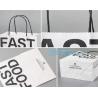 Buy cheap fast food packaging grcoery brown kraft paper shopping carry bags with handles,take away fast food kraft paper bag, bage from wholesalers