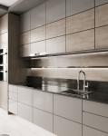 Modern Grey Kitchen Cabinets Custom Home furniture Full Set