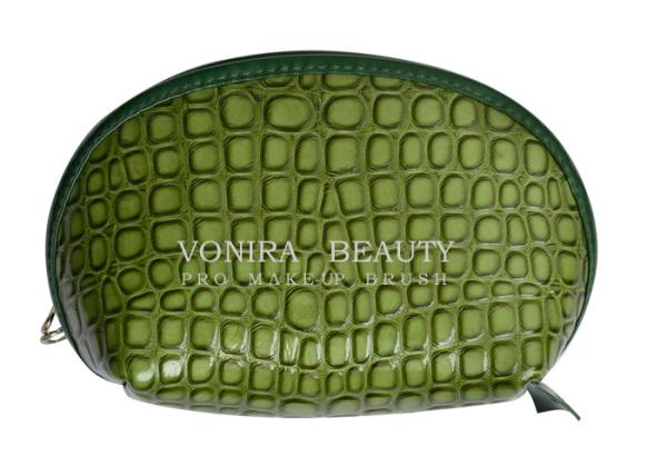 Buy cheap Crocodile Leather Makeup Pouch Shell Cosmetic Purses Handbag from wholesalers