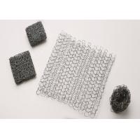 Buy cheap Square Shape Compressed Knitted Wire Mesh 80mm 316 Stainless Steel Wire Mesh Filter product