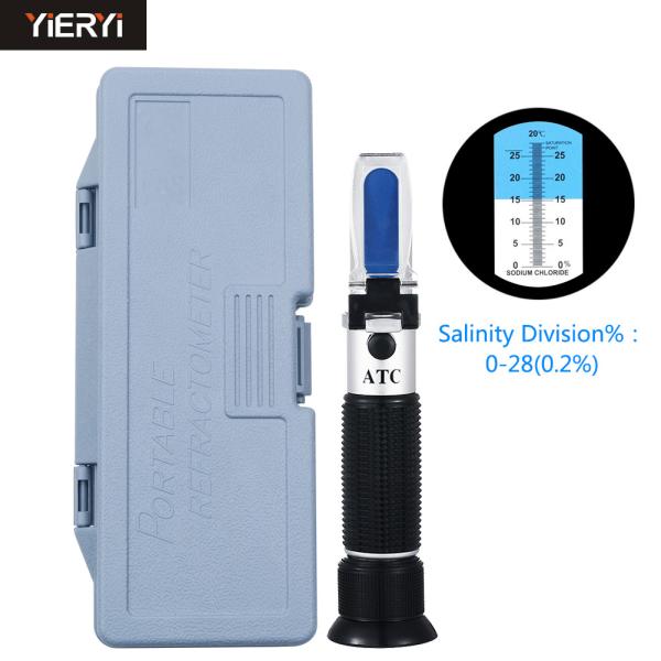 Buy cheap ATC Salt Concentration Meter , 0-28 Food Sodium Chloride Mariculture Optical Refractometer from wholesalers