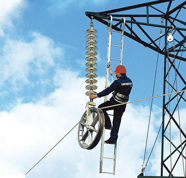 Transmission Line Stringing Tools Light Aluminum Alloy Suspension Ladder