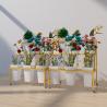 Buy cheap Gold Frame 750mm Length Flower Display Rack As Wedding Decoration from wholesalers