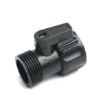 Plastic Garden Irrigation Valve Connectors 3/4" Male To Female Thread Hose Tube