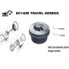 Buy cheap EC135B EC140 EC140B Volvo Final Drive For Excavators Travel Reduction Gear SA8230-33470 from wholesalers