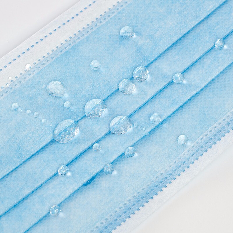 Blue Non_Woven Fabric Protective Kn95 Mask Disposable Earloop Respirator 1