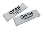 Custom Satin Woven Label Satin Damask Satin Fabric Labels Woven Edge Satin