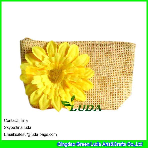 Buy cheap LUDA cheap purses online women floral paper straw clutch bags from wholesalers