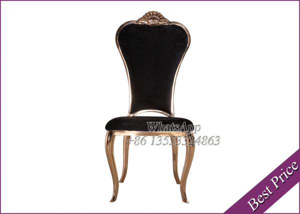 Buy cheap Stainless Steel Frame Dining Chairs With Rose Gold Color (YS-13) from wholesalers