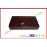 Buy cheap Leather Rigid Gift Boxes For Luxury Gift Packing , Embossed Foldable from wholesalers