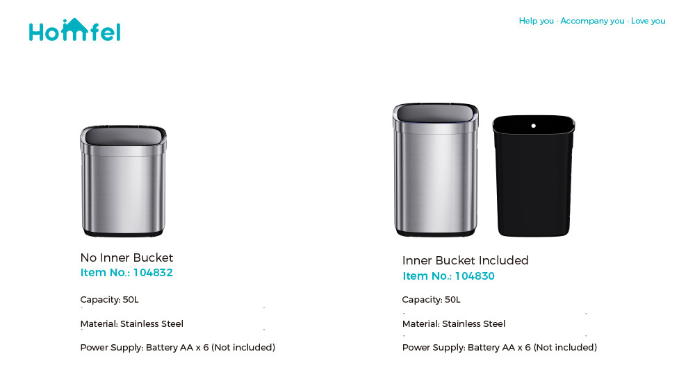 Household Batteries Required Automatic Touchless Smart Infrared Sensor Waste Bin Kitchen Stainless Steel Trash Can Garbage Bins