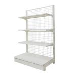 Euro style supermarket gondola shelves grid shelf retail store shelving