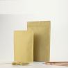 Buy cheap Aluminum food packaging Aluminizing Kraft Paper stand up zipper bag from wholesalers