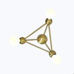 Personality Bedroom sitting room corridor Lina 03-Light Diamond Wall Sconce(WH