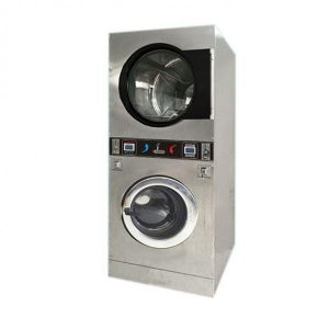 Buy cheap Steam Coil Industrial Washer Dryer Machines Double Stackable Space Saving from wholesalers