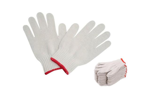 Buy cheap Customized Cotton Gloves 13 Gauge Working Glove Packing With Woven Bag from wholesalers