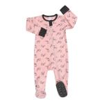 Boys' And Girls' Newborn Footed Rompers Zip Front Non-Slip