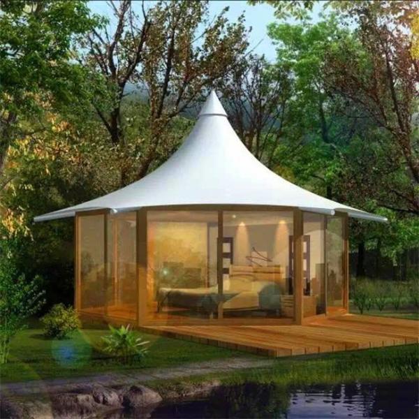 Buy cheap Yurt Prefab Tiny Homes Eps Sandwich Panel Fiberglass Roof Luxury Tent Dome from wholesalers