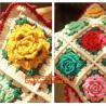 Buy cheap High Quality Nordic Crochet bed pillow Daisy hand-woven cushion covers Decorative Cushion from wholesalers