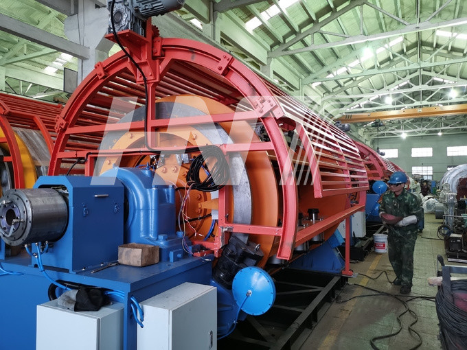 SIEMENS PLC Rigid Frame Strander For Copper , Aluminum Alloy ，Aluminum