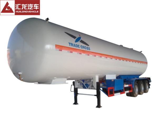 Buy cheap 3 Axle LPG Tank Semi Trailer High Pressure Vessel Hydraulic Operating from wholesalers