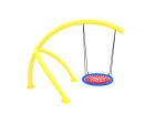 Outdoor Playground Preschool Play Equipment Rope Baby Round Swing Seat