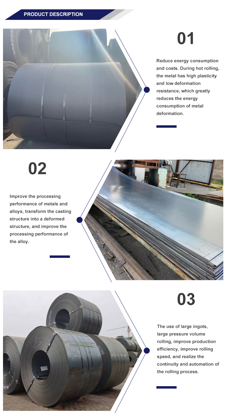 Q235 Q235b Hot Rolled Carbon Steel Plate with Bending Processing Service and 1000-2000mm Width