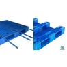 Buy cheap 3 Runners Heavy Duty Plastic Storage Pallets 1200*1200*160mm With Steel Tubes from wholesalers