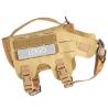 Buy cheap Outdoor Tactical Pet Training Chest Strap With Hypalon Material Dog Harness Dog Leash Vest Style Dog Leash from wholesalers