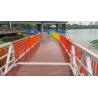 Buy cheap Marine Floating Dock Aluminum Gangways WPC Decking 500mm Freeboard from wholesalers