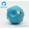 Buy cheap Latex blue Christmas squeaky dog ball toy from wholesalers