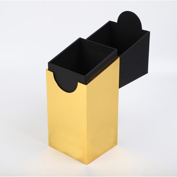 Buy cheap Presentation Wine Bottle Gift Box Top Open Flip lid Single brandy box from wholesalers