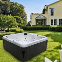 Buy cheap Garden Outdoor Whirlpool Spa Hot Tub 7 Seats Square Hydro Massage Bathtub product