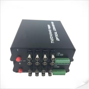 Buy cheap 8Ch fiber video media converter PTZ Data RS485 RS232  RS422 Optional from wholesalers