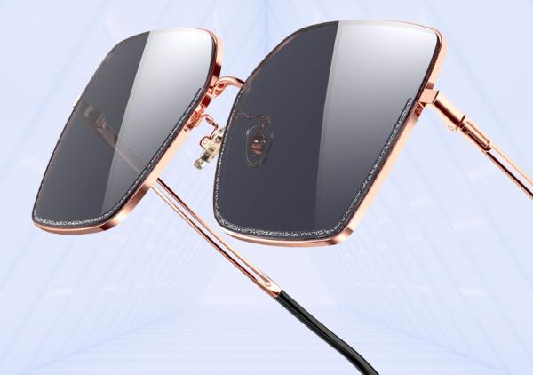 Buy cheap Non Polarized Square Women Sunglasses 76028 Metal Frames from wholesalers