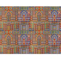 Buy cheap Persian Patterned UV Blocking Decorative Window Glass Film Adhesive Free product