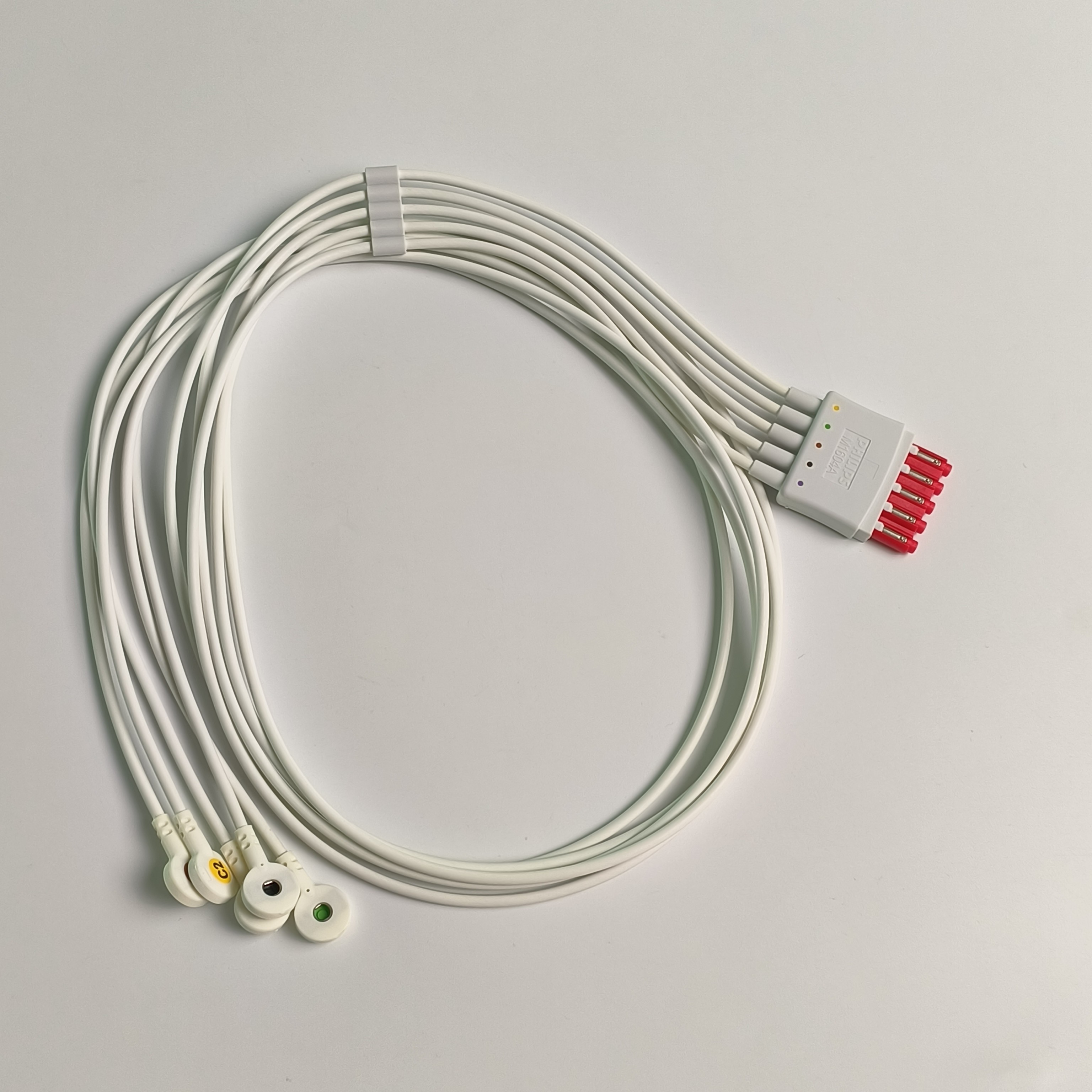Philip CBL 5 Lead Snap Chest IEC,ICU，REF M1604A PN 989803144921