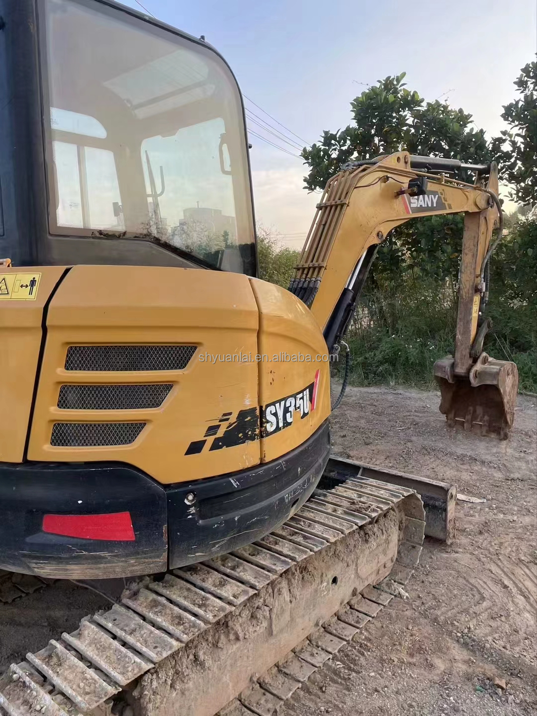 SANY SY35U Excavator 3780 Operating Weight 3000 KG Machine Weight High Work Efficiency