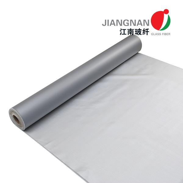 Buy cheap 0.6 / 0.8mm Silicone Coated Fabric For Fire Curtain System Fire Retardant Curtain Fabric from wholesalers