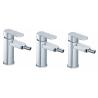 Buy cheap Ceramic Single Hole Bathroom Sink Faucet , Single Handle Brass Bidet Taps from wholesalers