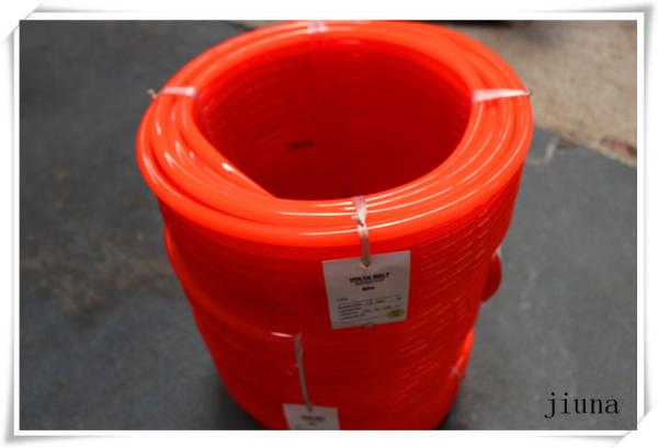 Buy cheap Red Smooth Polyurethane Round Belt High Tensile Strength Round Belting from wholesalers