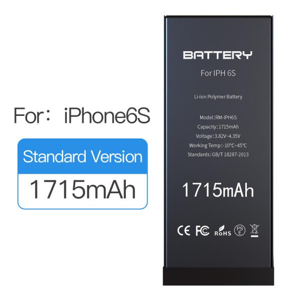 Buy cheap Original Capacity 1715mAh Apple Iphone 6s Battery 0 Cycle 800 Recycling Times from wholesalers