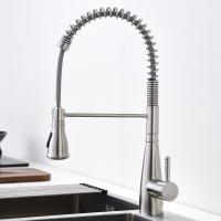 Buy cheap Commercial Spring Spout Single Lever Kitchen Faucet 18/10 Stainless Steel PEX product