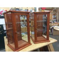 Buy cheap Diy Wood Retail Display Case With Lock Portable Jewelry Store product