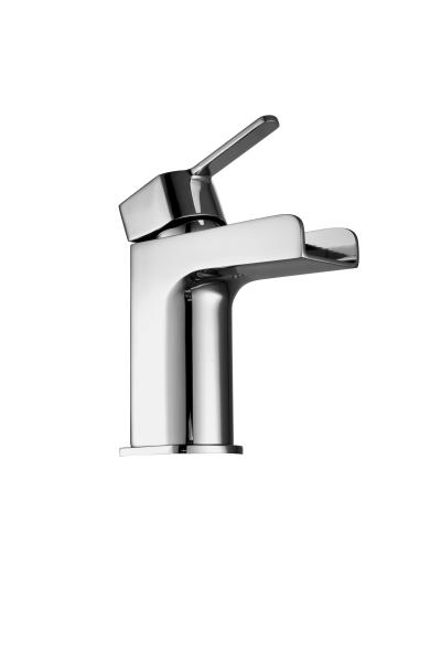 Buy cheap 147mm Coral Basin Mixer Faucet Monobloc Contemporary T8422AW from wholesalers