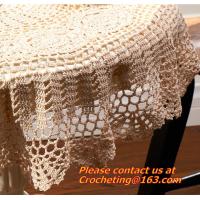 Buy cheap christmas tablecloths cotton and linen, Tablemat, Corcheted Lace Table linen, Tablecloth product